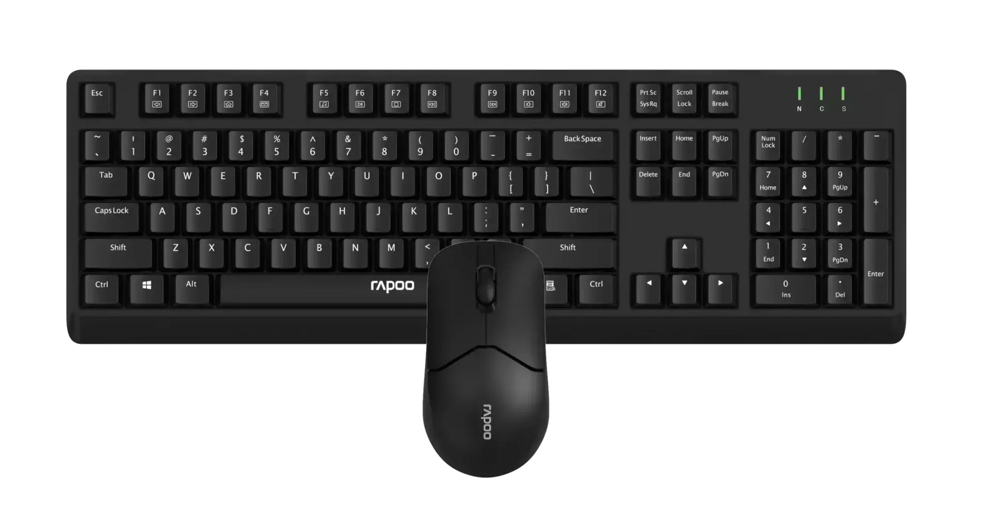 RAPOO X1500 Pro Wireless Mouse & Keyboard Combo US Black Price in Pakistan | dynsol.pk - dynsol