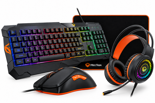MEETION MT-C505 Gaming Combo – Four-piece bundle, 3200 DPI mouse
