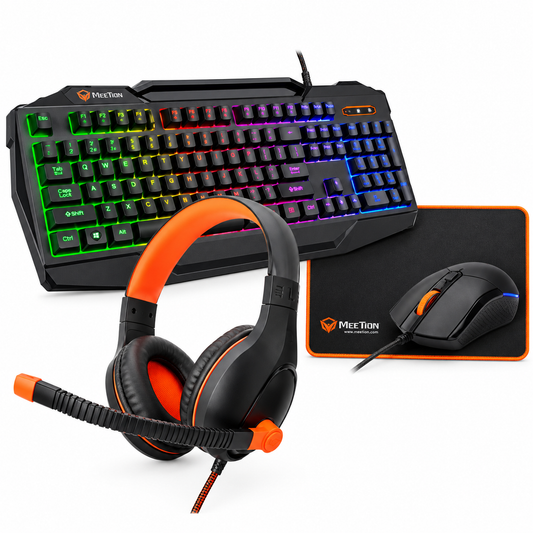 MEETION MT-C490 Gaming Combo – Four gaming essentials, 2400 DPI mouse