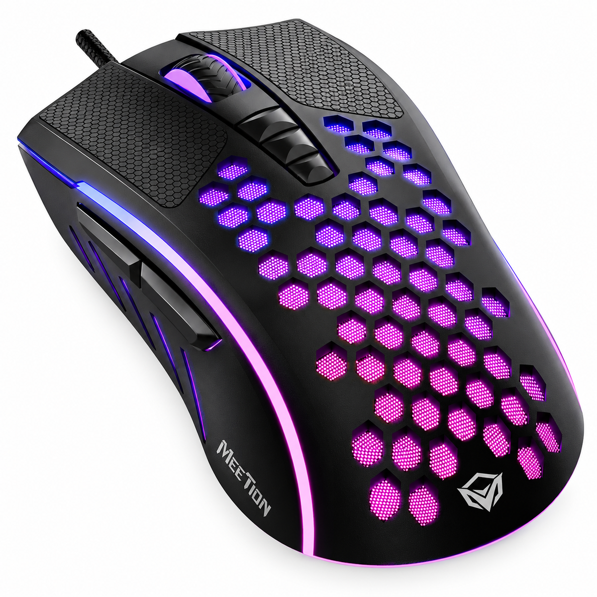 MEETION MT-GM015 Gaming Mouse – Adjustable DPI, RGB backlight