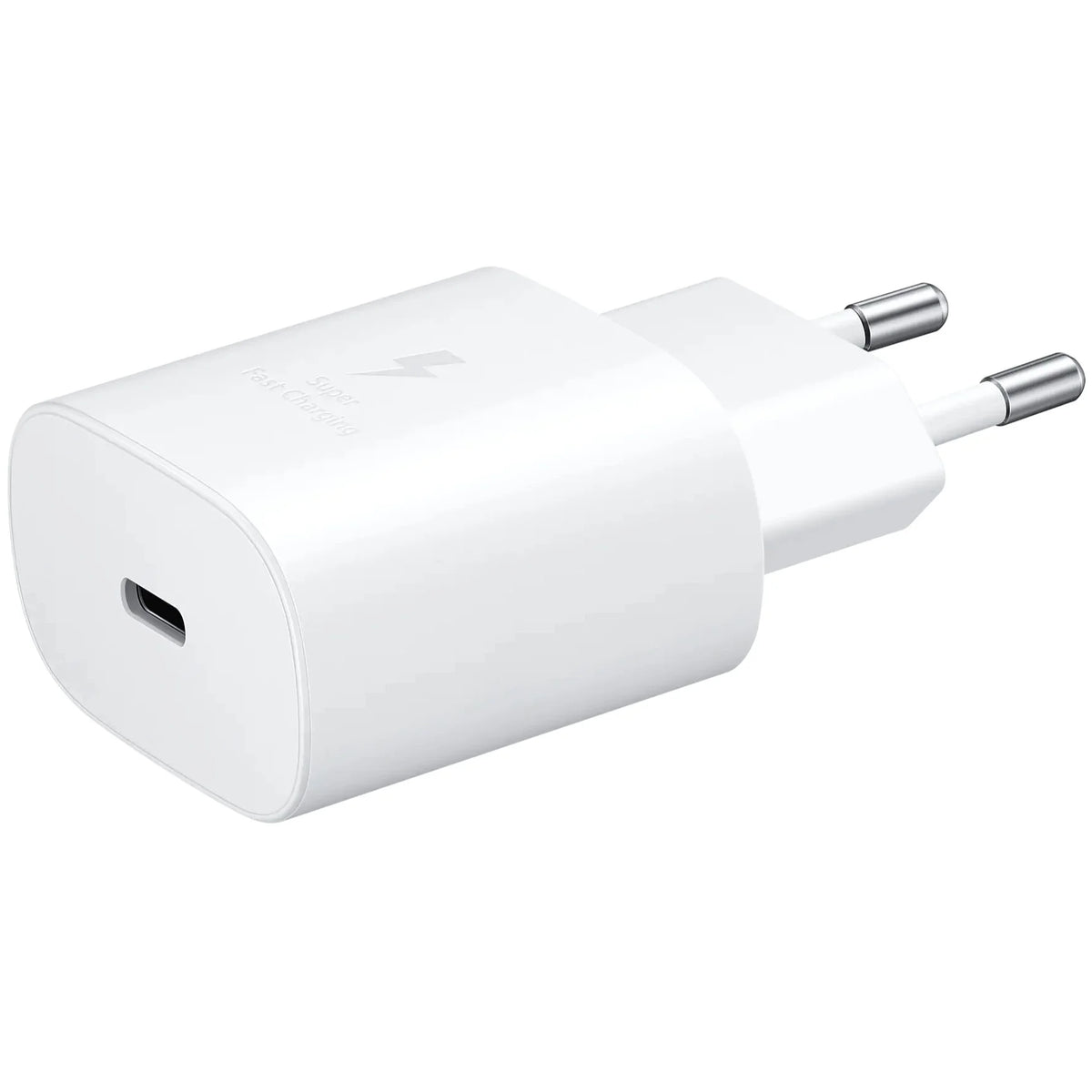 Samsung 25W 2-Pin Power Adapter Without Cable White