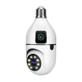 SPE27-2 Dual Lens Bulb Camera 1080P WiFi Panoramic Night Vision Motion Detection with V380 Pro App Price in Pakistan | Dynsol.pk - dynsol