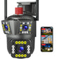 SPZ-803 3 Camera Lens WiFi Outdoor 6MP Color Night Vision with V380 Pro App Price in Pakistan | Dynsol.pk - dynsol
