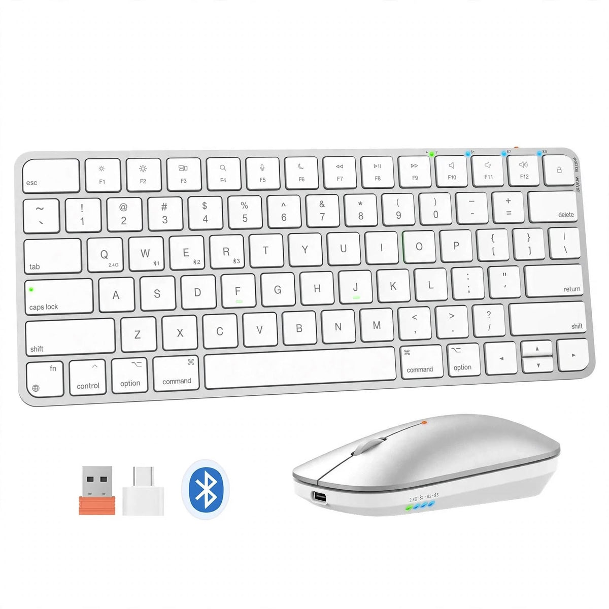 MEETION MT-IKEY C210 – Compact Layout, Dual-Mode Use & Matching Mouse