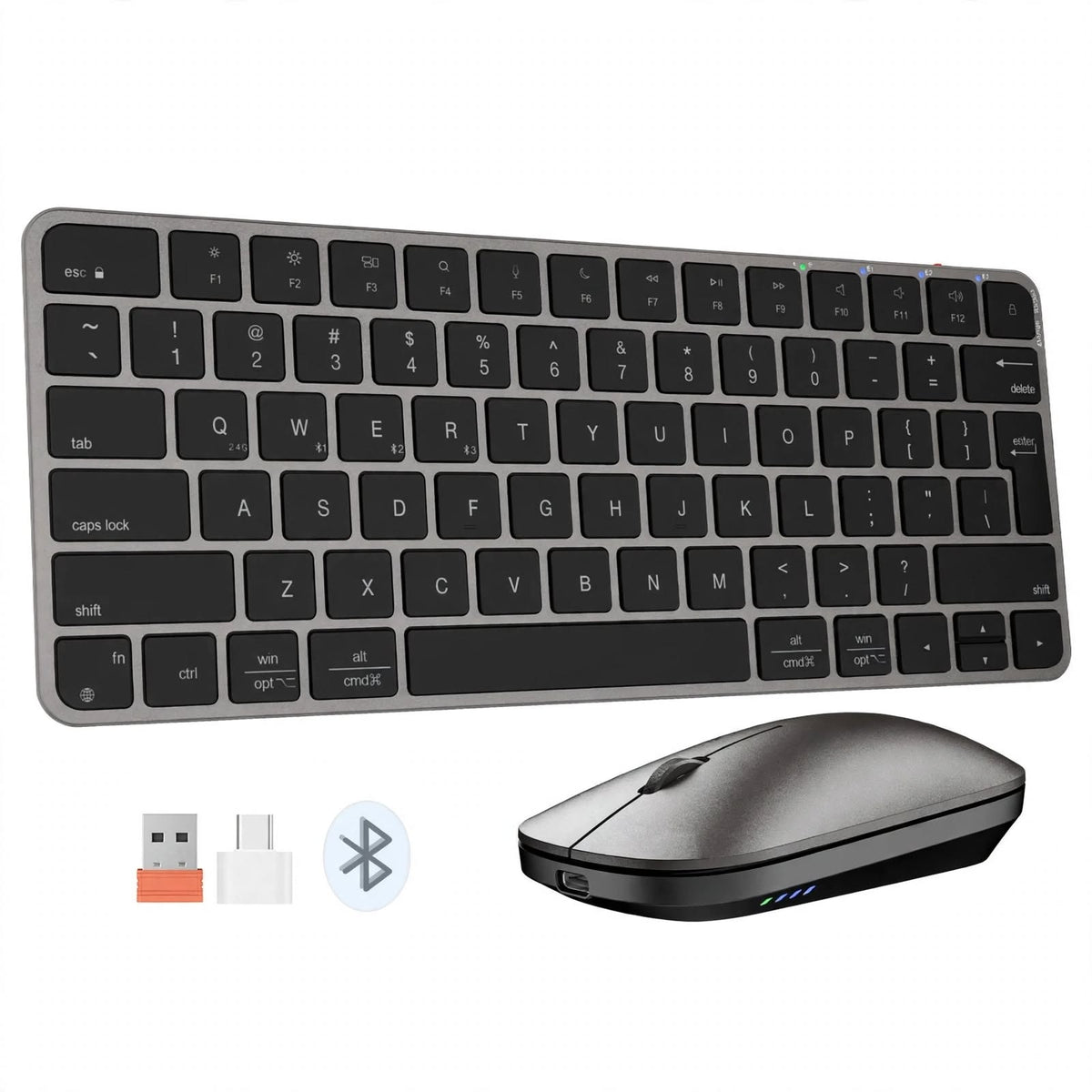 MEETION MT-IKEY C210 – Compact Layout, Dual-Mode Use & Matching Mouse
