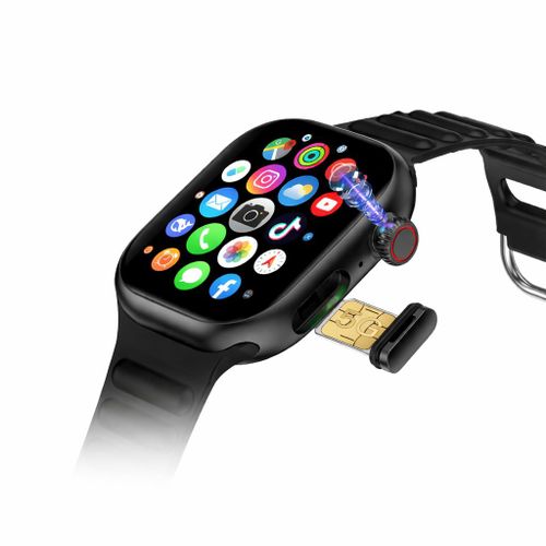 Telzeal TC43 Android Smart Watch | AMOLED Display, 360° Rotating Camera