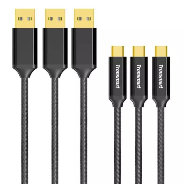 Tronsmart CPP9 Braided Nylon USB-C to USB Cable – Best Price in Pakistan | Dynsol.pk