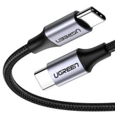 UGREEN 50751 USB 3.1 Type-C to Type-C Cable – 1.5m (Gray)