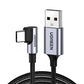 UGREEN US284 Angled USB-C to USB-A 3A Fast Charging Cable 50941
