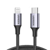 UGREEN 60759 USB C to Lightning Cable (1 Meter) MFi Certification Lightning Cable
