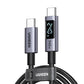 UGREEN 65867 USB-C to USB-C 240W PD 3.1 fast charging cable with digital display 2m