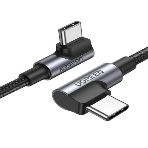 UGREEN 70696 Angled USB-C 100W Braided Cable 1M