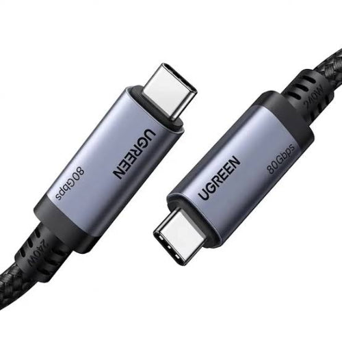 UGREEN Thunderbolt 4 USB-C Cable 240W 80Gbps 1m – Model 65383