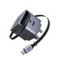 UGREEN 45W Nexode Pro GaN charger X614 with built-in retractable USB-C cable and triple-port fast charging