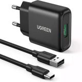 UGREEN 10186 18W USB Fast Charger with USB-C Cable – Price in Pakistan | dynsol.pk - dynsol