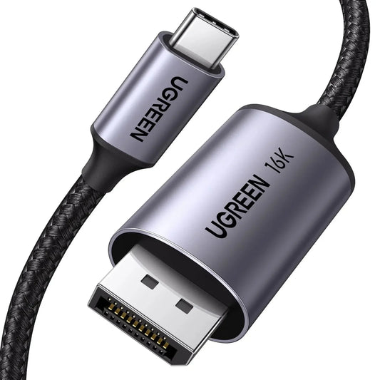 UGREEN 25864 USB-C to DisplayPort 16K Cable 1.5m – Best Price in Pakistan | dynsol.pk - dynsol