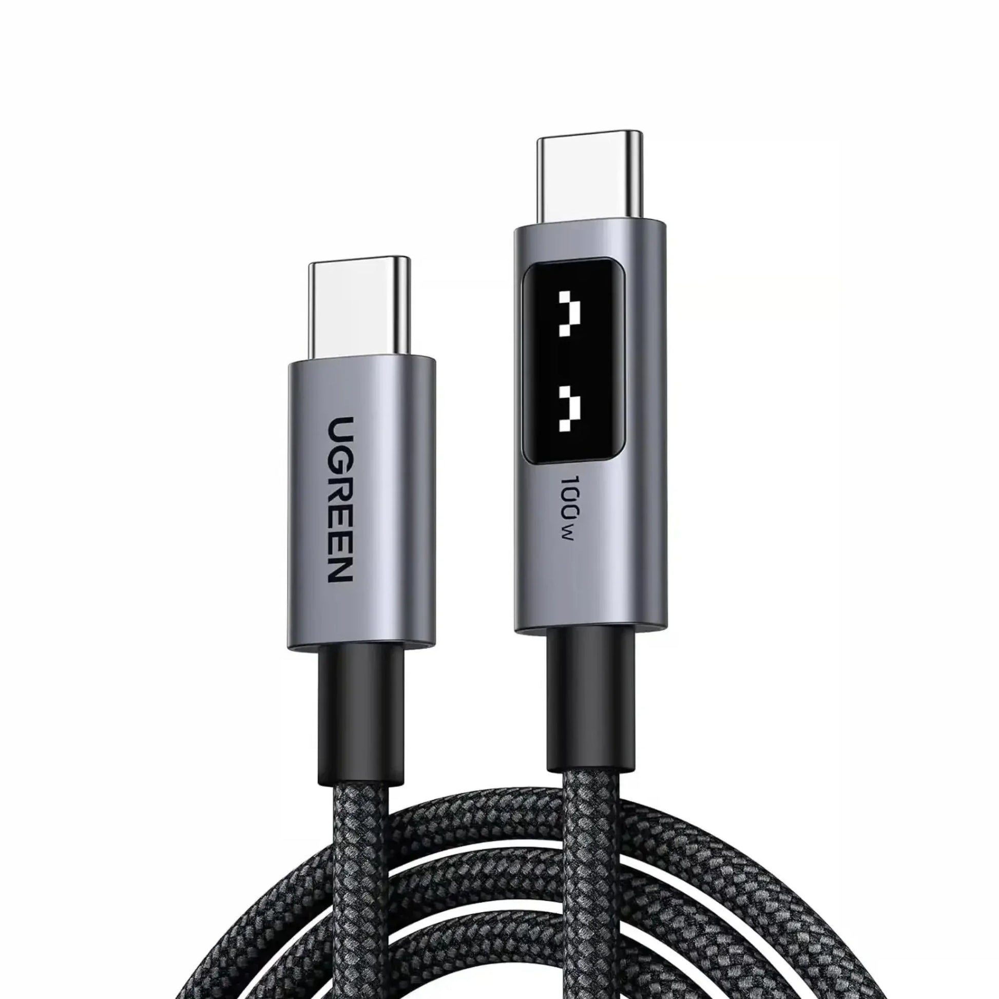UGREEN 35501 100W Digital Charging Animation Screen Type‑C Cable – Best Price in Pakistan | Dynsol.pk - dynsol