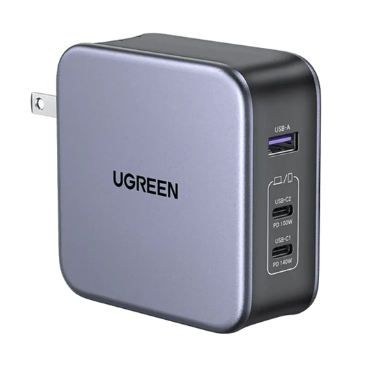 UGREEN 35810 (CD289) 140W USB‑C GaN 3‑Ports Wall Charger – Best Price in Pakistan | dynsol.pk - dynsol