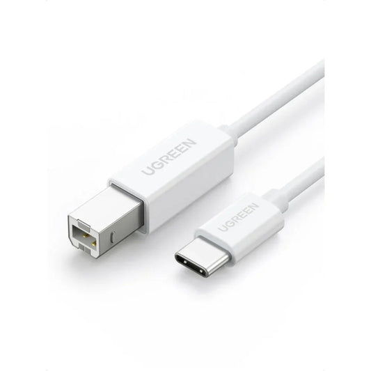 UGREEN 40417 USB-C to USB 2.0 Print Cable 1.5m (White) – Best Price in Pakistan | dynsol.pk - dynsol