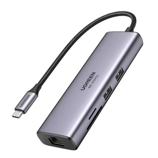 UGREEN 60515 7-in-1 USB-C Multifunction Adapter with Ethernet – Best Price in Pakistan | Dynsol.pk - dynsol
