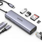UGREEN 90119 USB-C Hub – 2×USB 3.0 + 1×USB 2.0 + 2×HDMI + RJ45 + SD + TF + PD (4K@60Hz) – Best Price in Pakistan | Dynsol.pk - dynsol