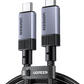 UGREEN L701 USB-C to USB-C 1M cable with 240W fast charging, 10Gbps data transfer, and 4K video output support for laptops, tablets, phones, monitors, and SSDs.