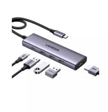 5-in-1 USB-C Hub 100W PD 4K HDMI 15596 are  Power Delivery charging