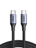 UGREEN 240W USB-C to USB-C PD3.1 fast charging cable 65074 with braided design for laptops, tablets, and smartphones