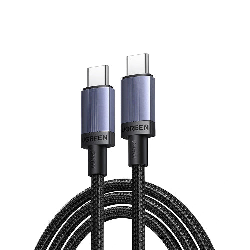 UGREEN 65907 USB-C PD 3.1 cable with nylon braided design and aluminum connectors
