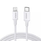 Ugreen 10493 MFi USB‑C to Lightning Charging Cable 1m White – Best Price in Pakistan | Dynsol.pk - dynsol