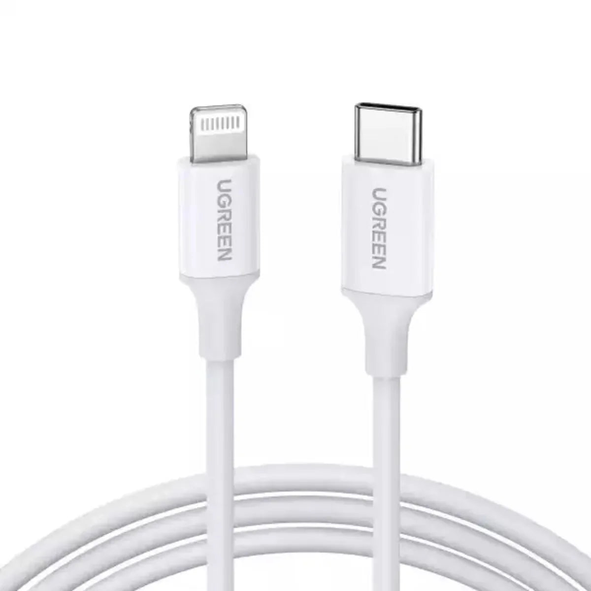 Ugreen 10493 MFi USB‑C to Lightning Charging Cable 1m White – Best Price in Pakistan | Dynsol.pk - dynsol