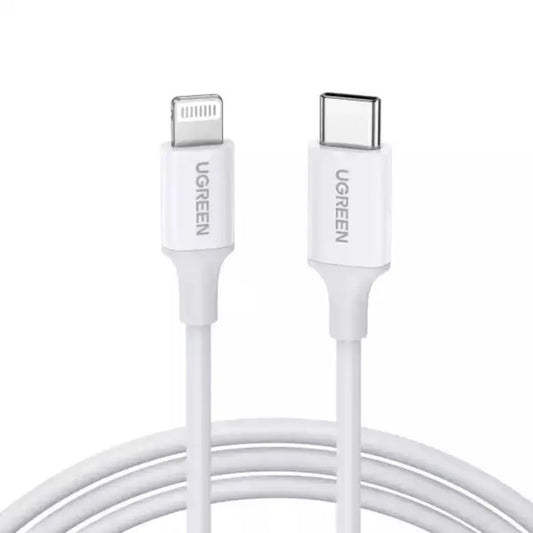 Ugreen 10493 MFi USB‑C to Lightning Charging Cable 1m White – Best Price in Pakistan | Dynsol.pk - dynsol