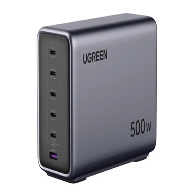 Ugreen 55547 500W 6-Port 5C+U Gan Desktop Adapter Price in Pakistan dynsol.pk