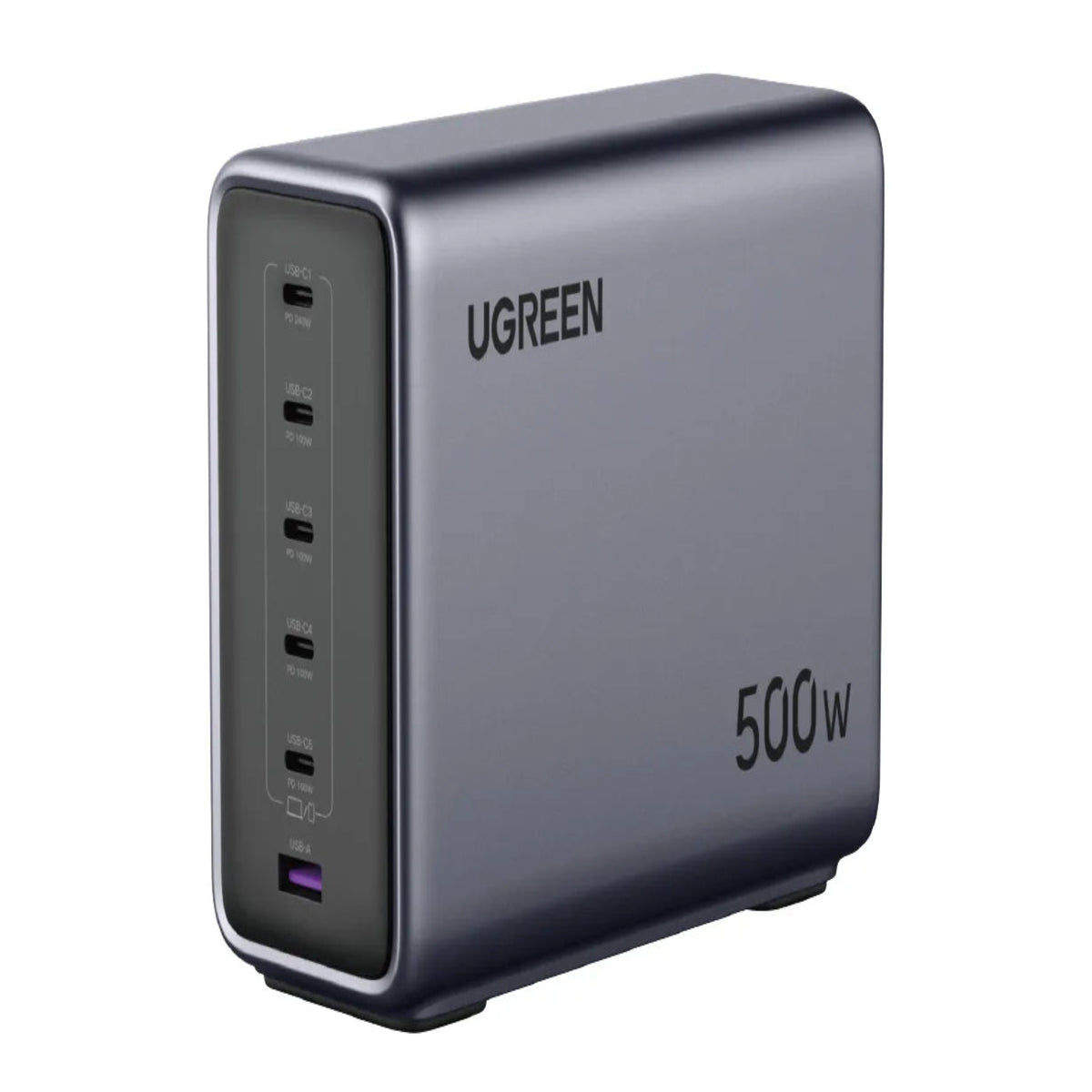 Ugreen 55547 500W 6-Port 5C+U Gan Desktop Adapter Price in Pakistan dynsol.pk