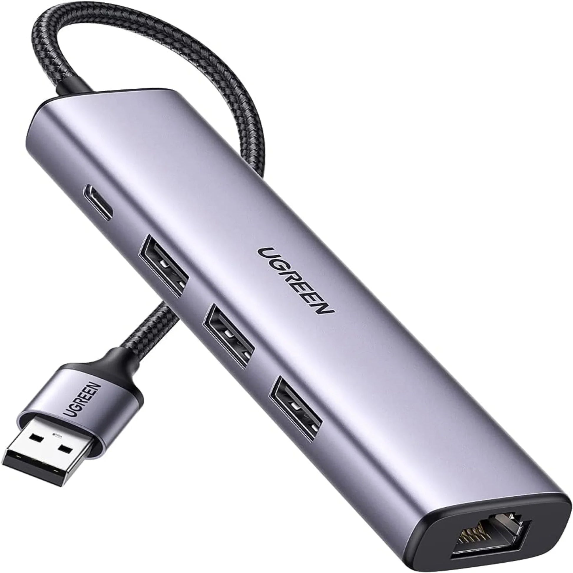 Ugreen 60554 USB 3.0 to Ethernet 5-in-1 Multiport Hub