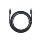 BASEUS Flash Series 2 USB4 Full-Featured Data Cable Type-C to Type-C – 240W, 1M (Cluster Black) - dynsol