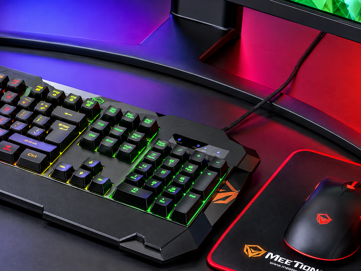 MEETION MT-C505 Gaming Combo – Four-piece bundle, 3200 DPI mouse
