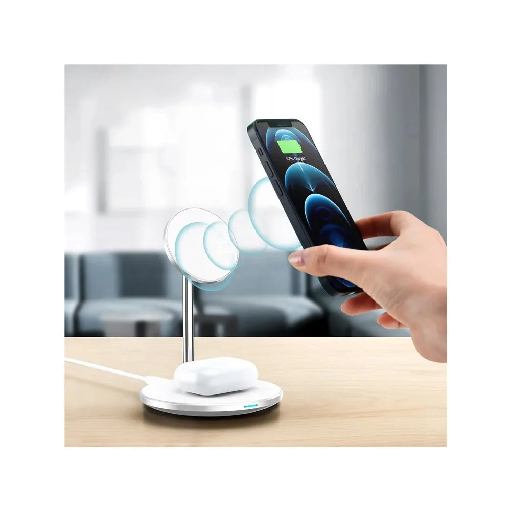 WiWU Wi-W019 2 in 1 Wireless Charger