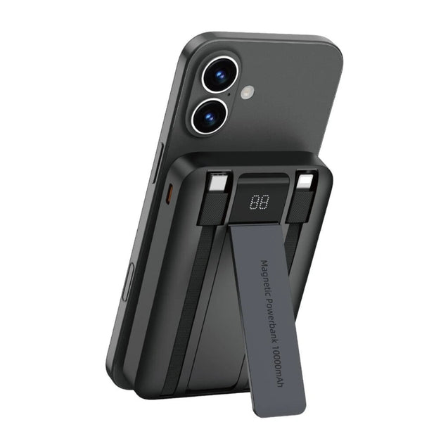 WiWU Wi-P061 10000mAh Power Bank Built-in C &amp; L Cables Best Price in Pakistan | Dynsol.pk