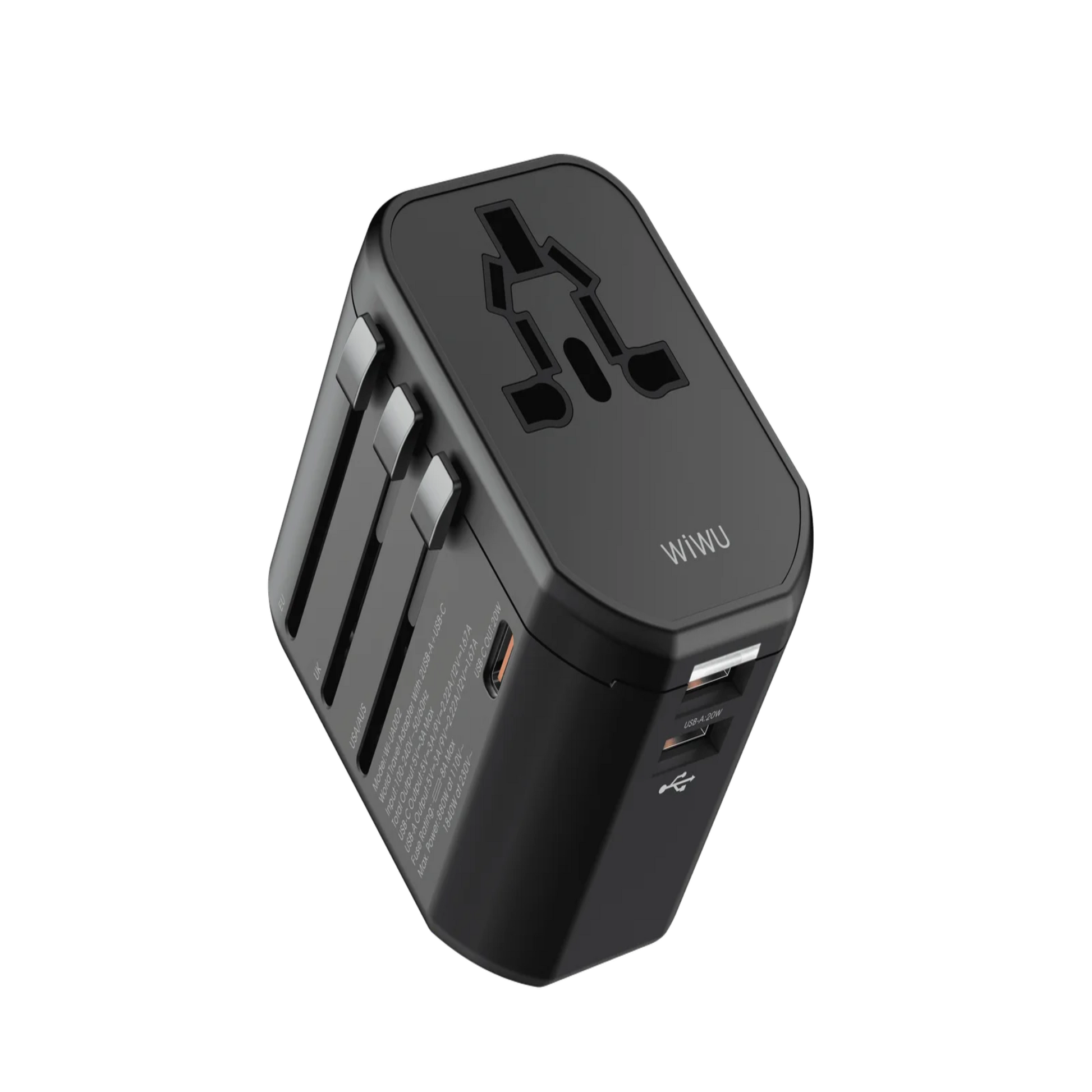 WiWU Wi-UA002 Universal Plug Adapter | Best Price in Pakistan | dynsol.pk
