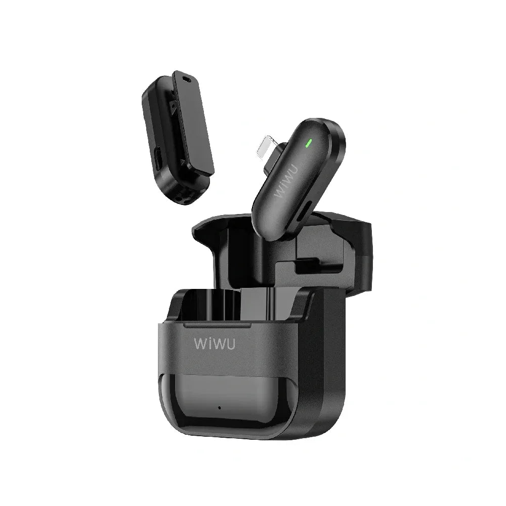 WiWU Wi-WM-001 Wireless Mini Microphone – Best Price in Pakistan | Dynsol.pk - dynsol