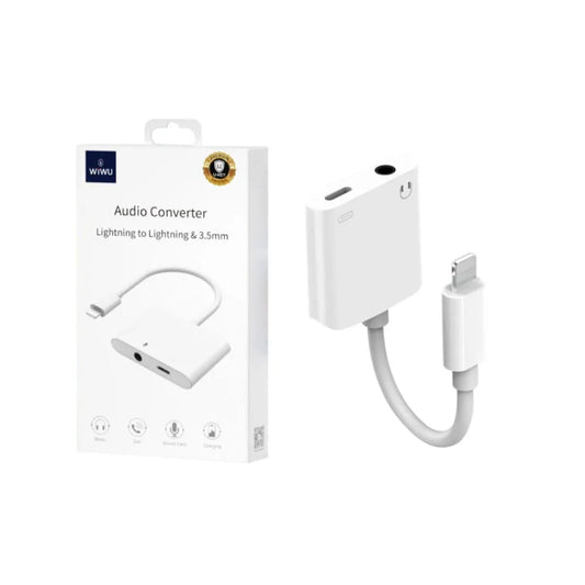 Wiwu LT01 Pro 2 in 1 Lightning Adapter Best Price in Pakistan | Dynsol.pk - dynsol