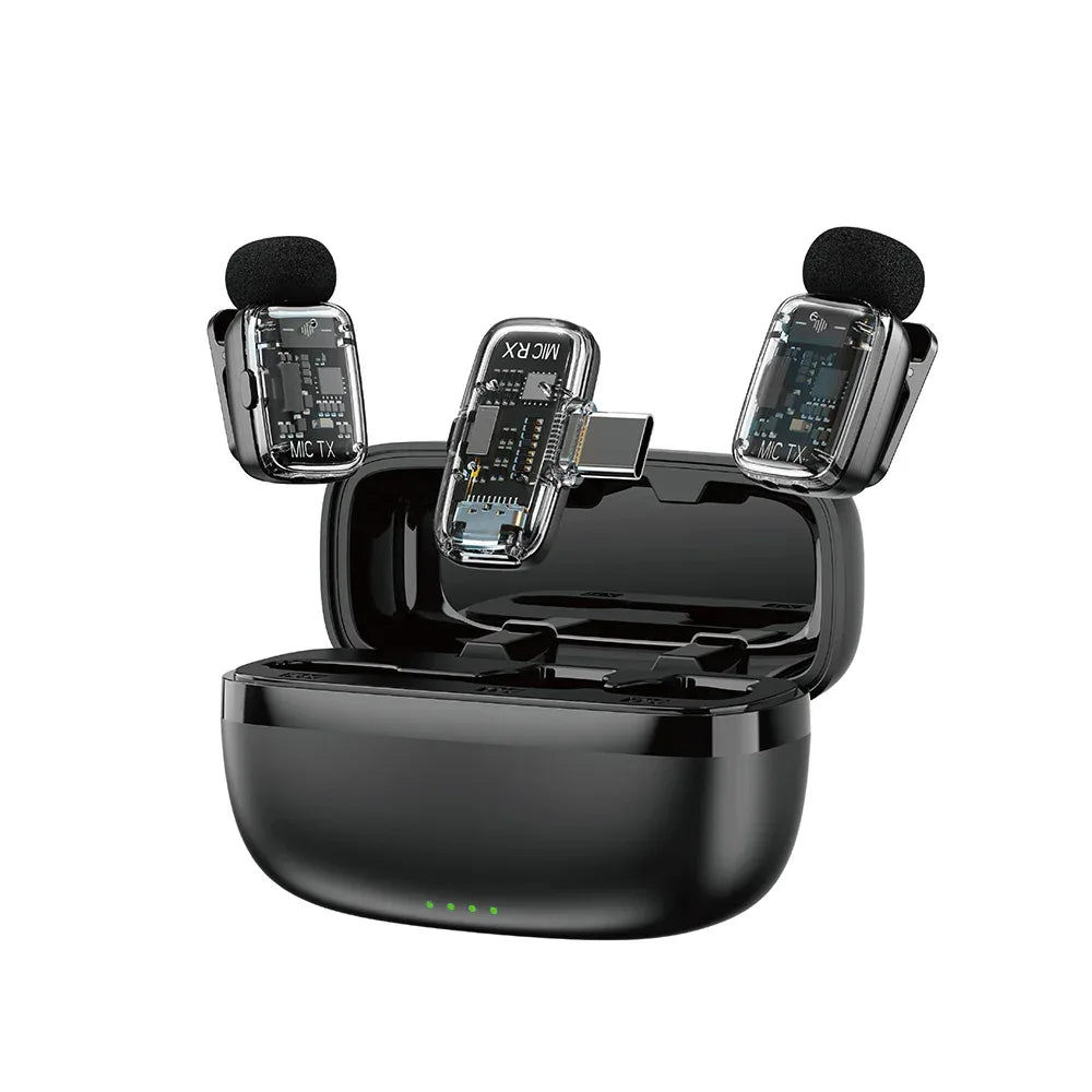 Wiwu WI-008 ANC Duo Wireless Microphone Type-C – Best Price in Pakistan | Dynsol.pk - dynsol