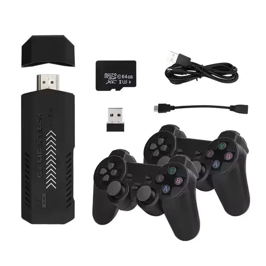 X2 Plus Retro Video Games Stick With 2 Wireless Controllers - dynsol