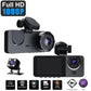 Y15 3-Channels WiFi Dash Cam 1080P HD Night Vision Reverse Camera with Parking Monitor Price in Pakistan | Dynsol.pk - dynsol