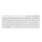 A4Tech FBK27C AS QuietKey black Bluetooth wireless rechargeable keyboard with USB Type-C charging and anti-sleep mode