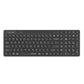 A4Tech FBK27C AS QuietKey white Bluetooth wireless rechargeable keyboard with USB Type-C charging and multi-device switch