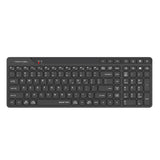 A4Tech FBK27C AS QuietKey white Bluetooth wireless rechargeable keyboard with USB Type-C charging and multi-device switch
