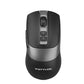 A4Tech FG50S Plus Black wireless silent click mouse with 3200 DPI and USB nano receiver for laptop and PC