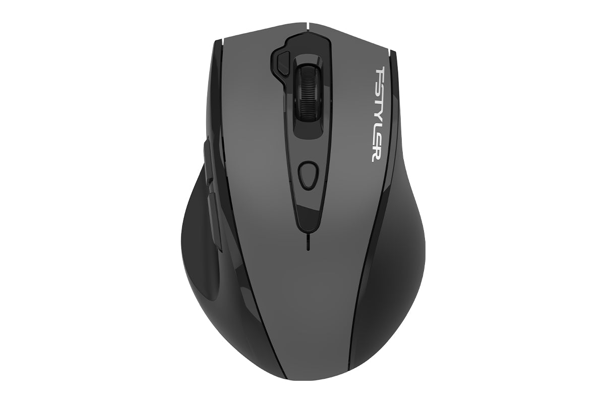 A4Tech FG55S Plus Black 2X-button wireless mouse with silent clicks 3200 DPI and USB nano receiver